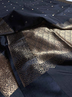 Pure Mango Katan Silk Handloom Banarasi Saree - All Over Kadhua Motifs