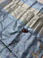 Pure Katan Silk Handloom Banarasi Saree - All Over Kadhua Motifs