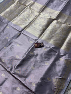 Pure Katan Silk Handloom Banarasi Saree - All Over Kadhua Motifs