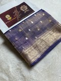 Pure Tissue Silk Handloom Banarasi Saree - All Over Kadhua Sona Roopa Motifs