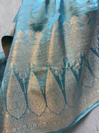 Premium Mashru Crepe Silk Banarasi Saree