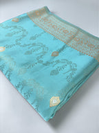 Premium Mashru Crepe Silk Banarasi Saree