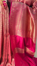 Regal Pure Katan Silk Handloom Banarasi Saree - All Over Tanchui Brocade