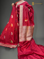 Pure Katan Silk Handloom Banarasi Saree - All Over Meenakari Motifs