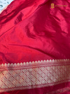 Pure Katan Silk Handloom Banarasi Saree - All Over Meenakari Motifs