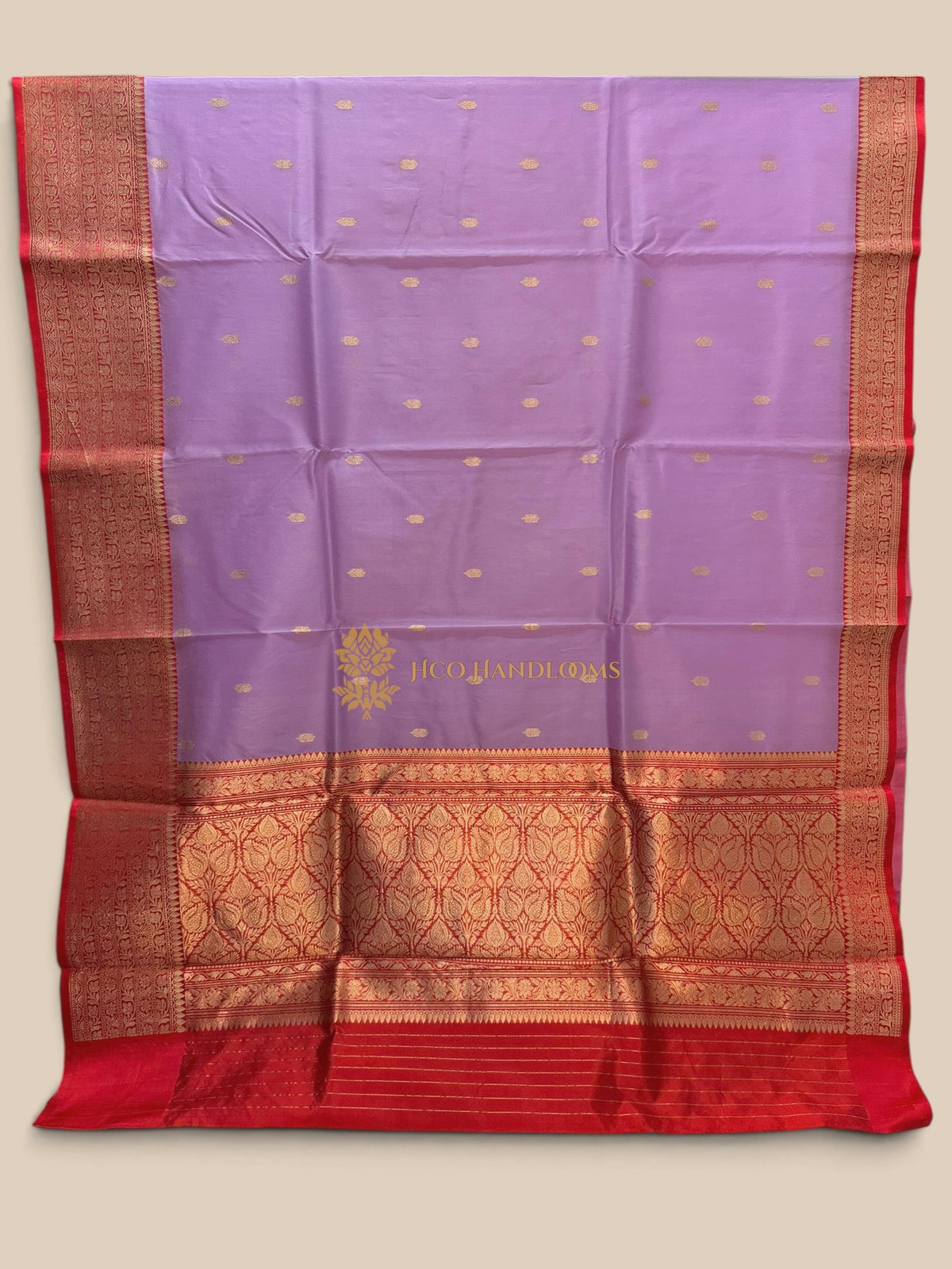Contrast Pure Kora Silk Handloom Banarasi Saree - Kadhua Motifs