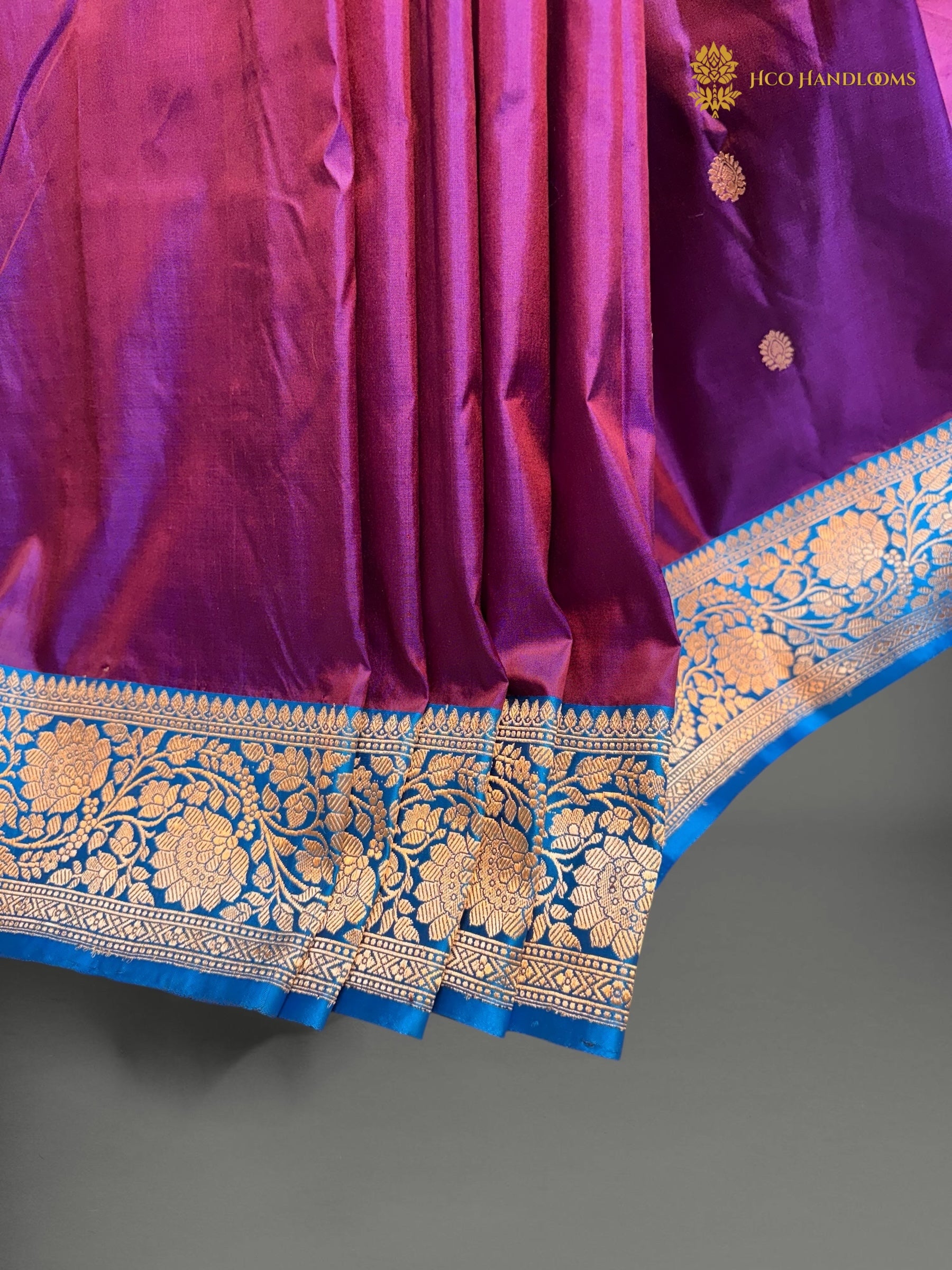 Pure Mango Katan Silk Handloom Banarasi Saree - All Over Kadhua Motifs