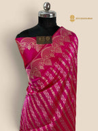 Pure Katan Silk Handloom Banarasi Saree - All Over Kadhua Jangla Work