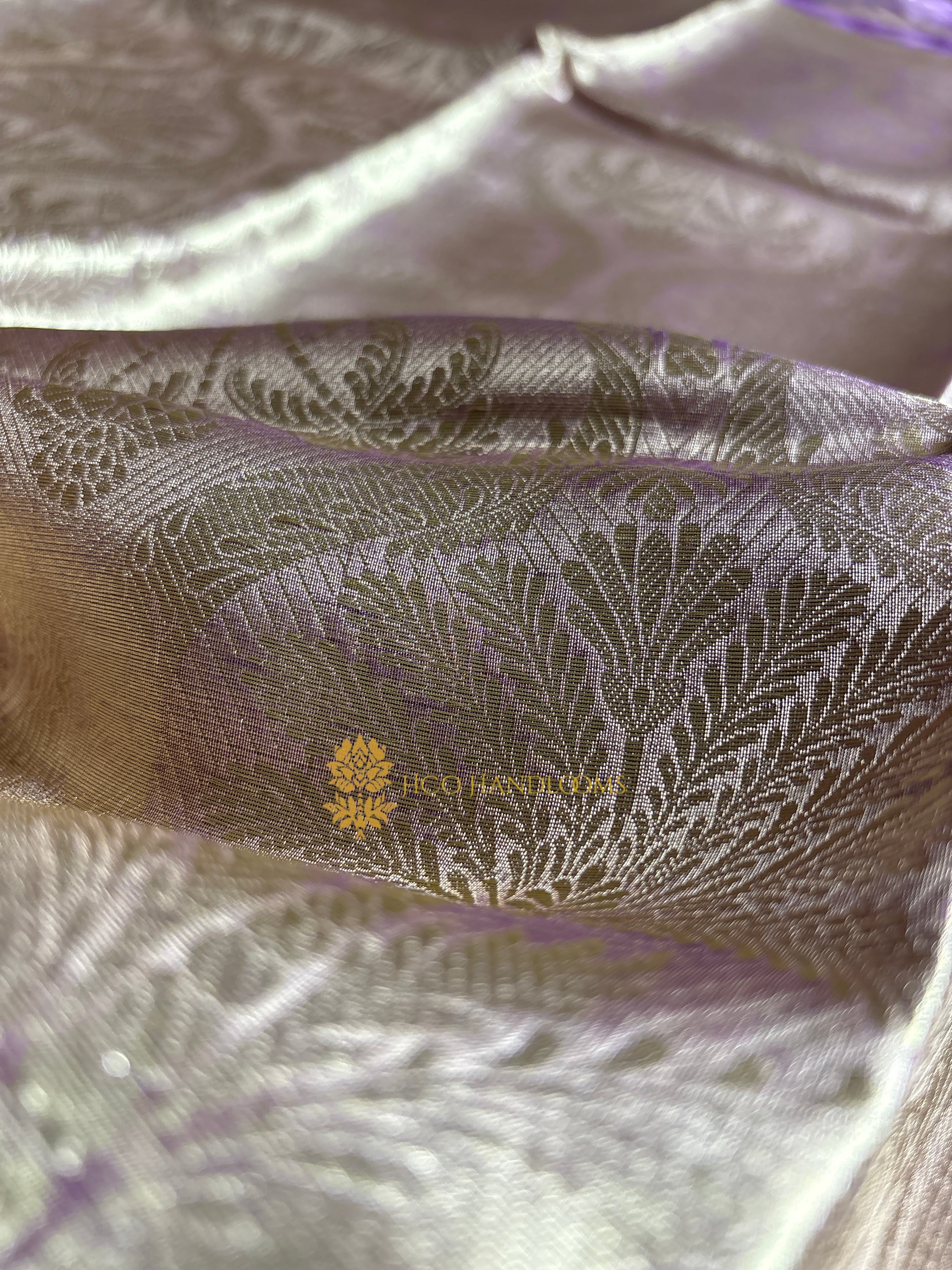 Pure Tissue Silk Tanchui Brocade Handloom Banarasi Saree