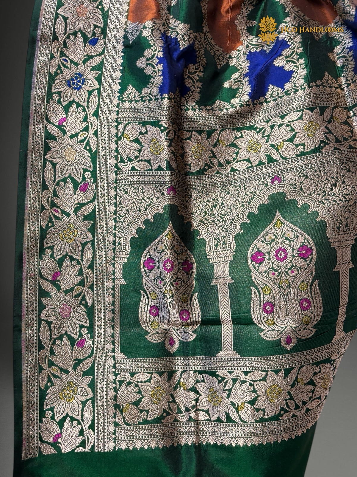 Regal Pure Katan Silk Handloom Rangkat Banarasi Saree