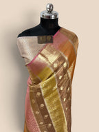 Pure Tissue Silk Handloom Banarasi Saree - Dual Design