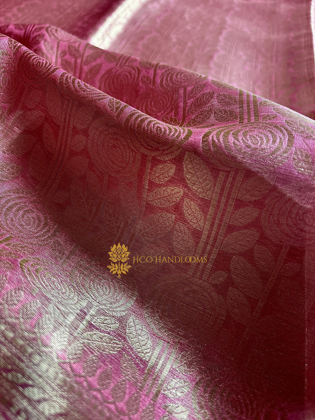 Pure Tissue Silk Tanchui Brocade Handloom Banarasi Saree