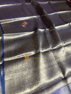 Pure Tissue Silk Tanchui Brocade Handloom Banarasi Saree
