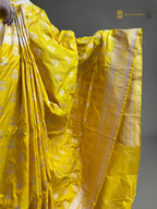 Regal Pure Katan Silk Handloom Banarasi Saree - All Over Motifs