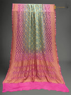 Pure Georgette Banarasi Bandhej Handloom Dupatta