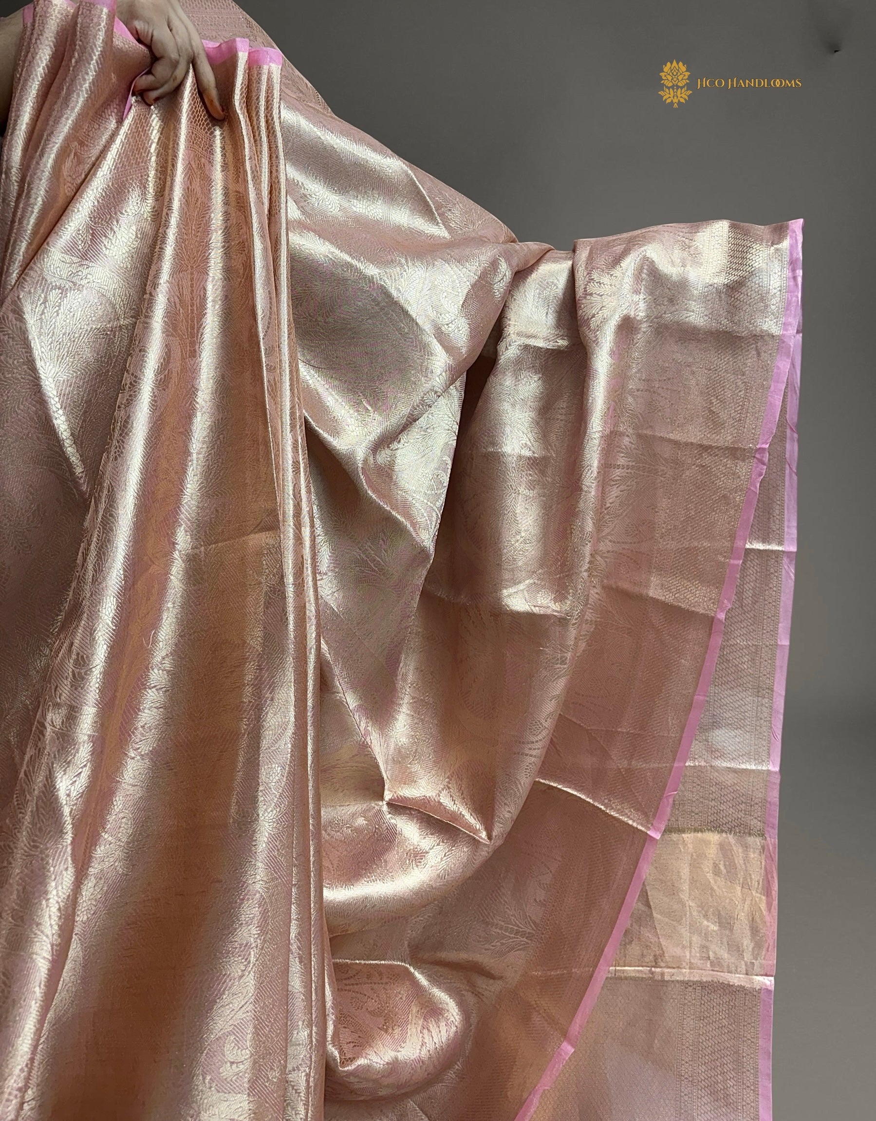 Regal Pure Tissue Silk  Handloom Banarasi Saree - All Over Tanchui Brocade