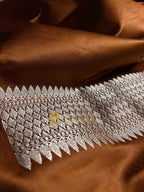 Premium Mashru Katan Silk Banarasi Saree With Floral Motifs