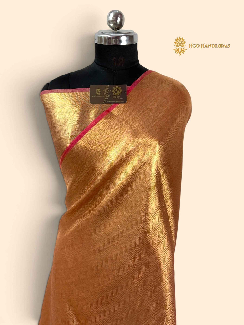 Pure Tissue Silk Handloom Tanchui Brocade Banarasi Saree