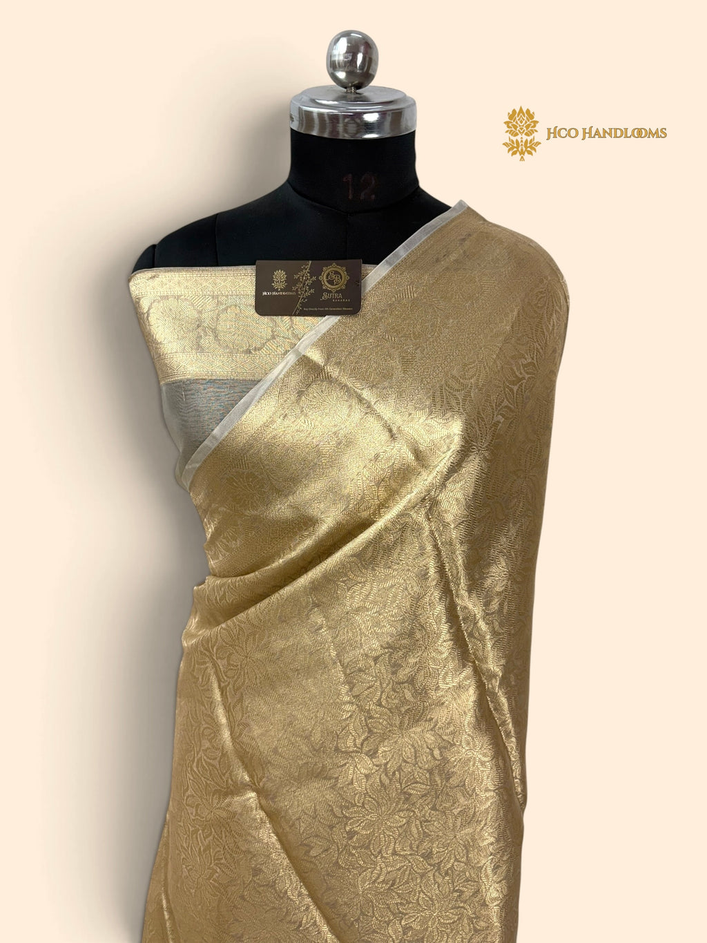 Pure Tissue Silk Handloom Banarasi Saree - All Over Tanchui Brocade