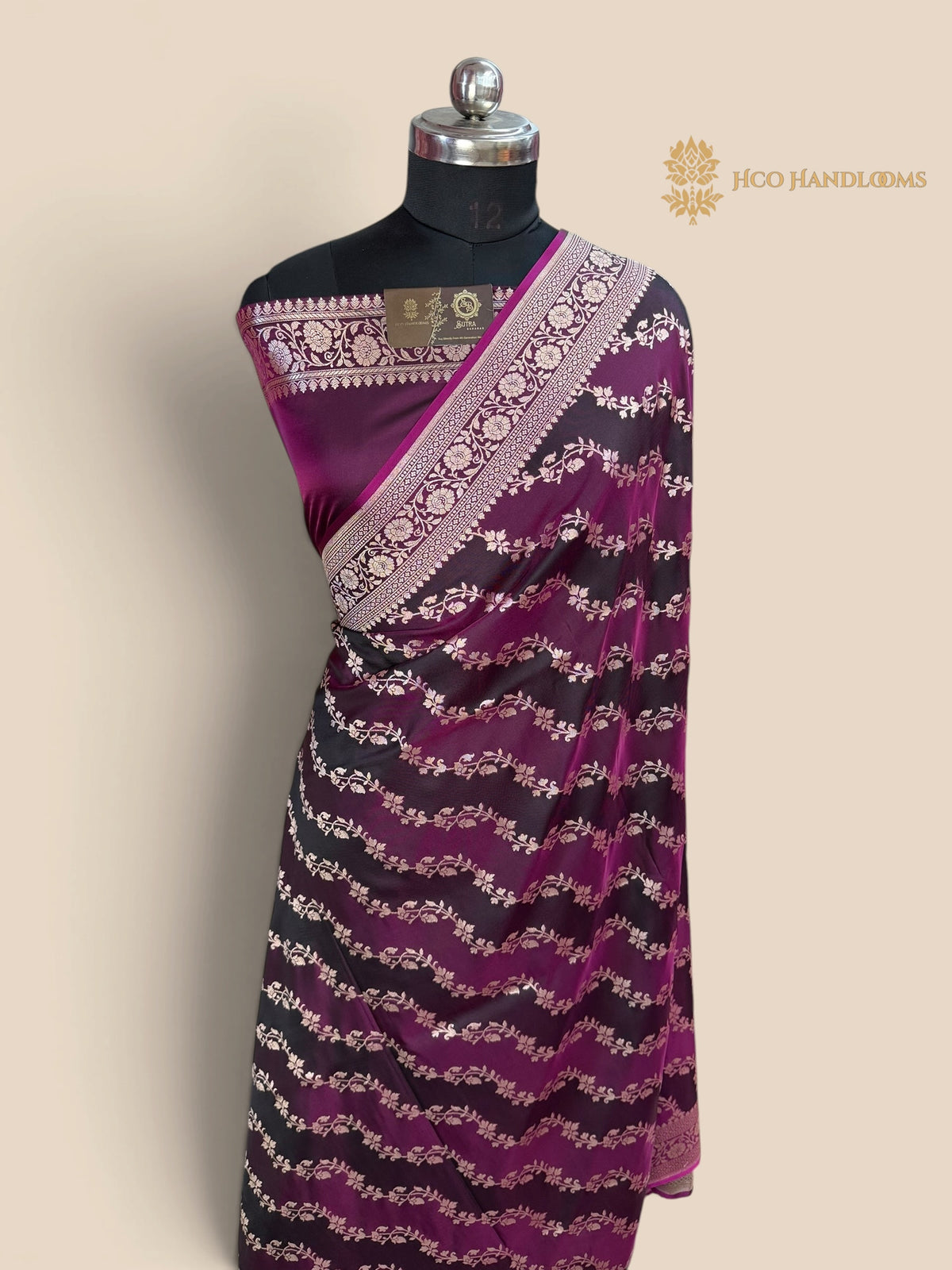 Premium Mashru Katan Silk Banarasi Saree - Rangkat Lahariya