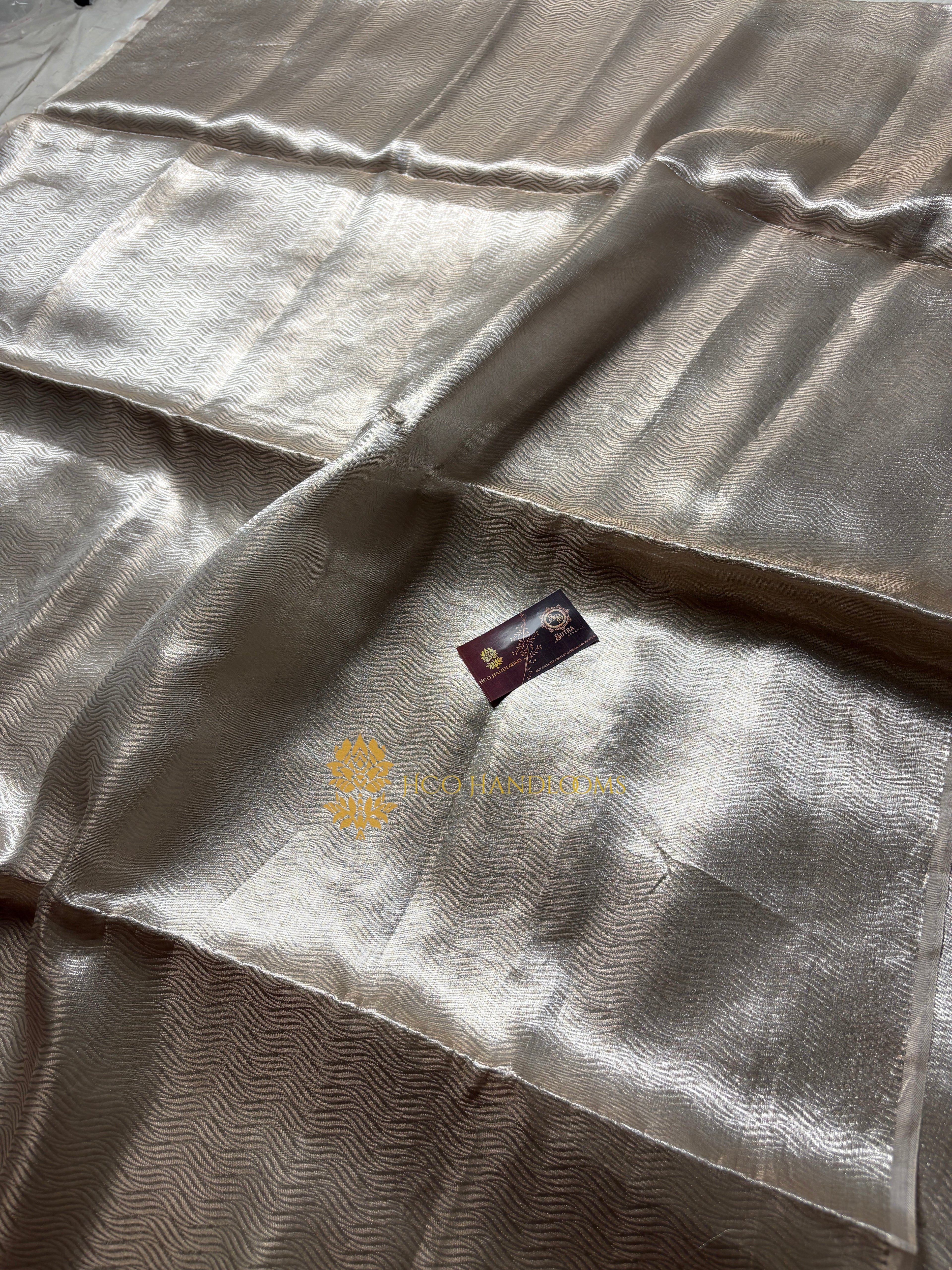 Pure Tissue Silk Tanchui Brocade Handloom Banarasi Saree