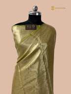 Pure Tissue Silk Tanchui Brocade Handloom Banarasi Saree