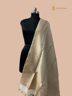 Pure Katan Silk Handloom Tanchui Brocade Dupatta
