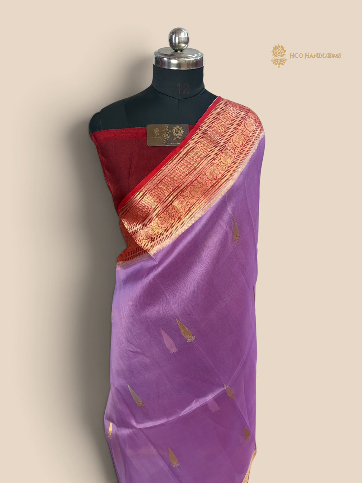Pure Kora Silk Handloom Banarasi Saree - Meenakari Kadhua Motifs
