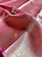 Pure Tissue Silk Tanchui Brocade Handloom Banarasi Saree