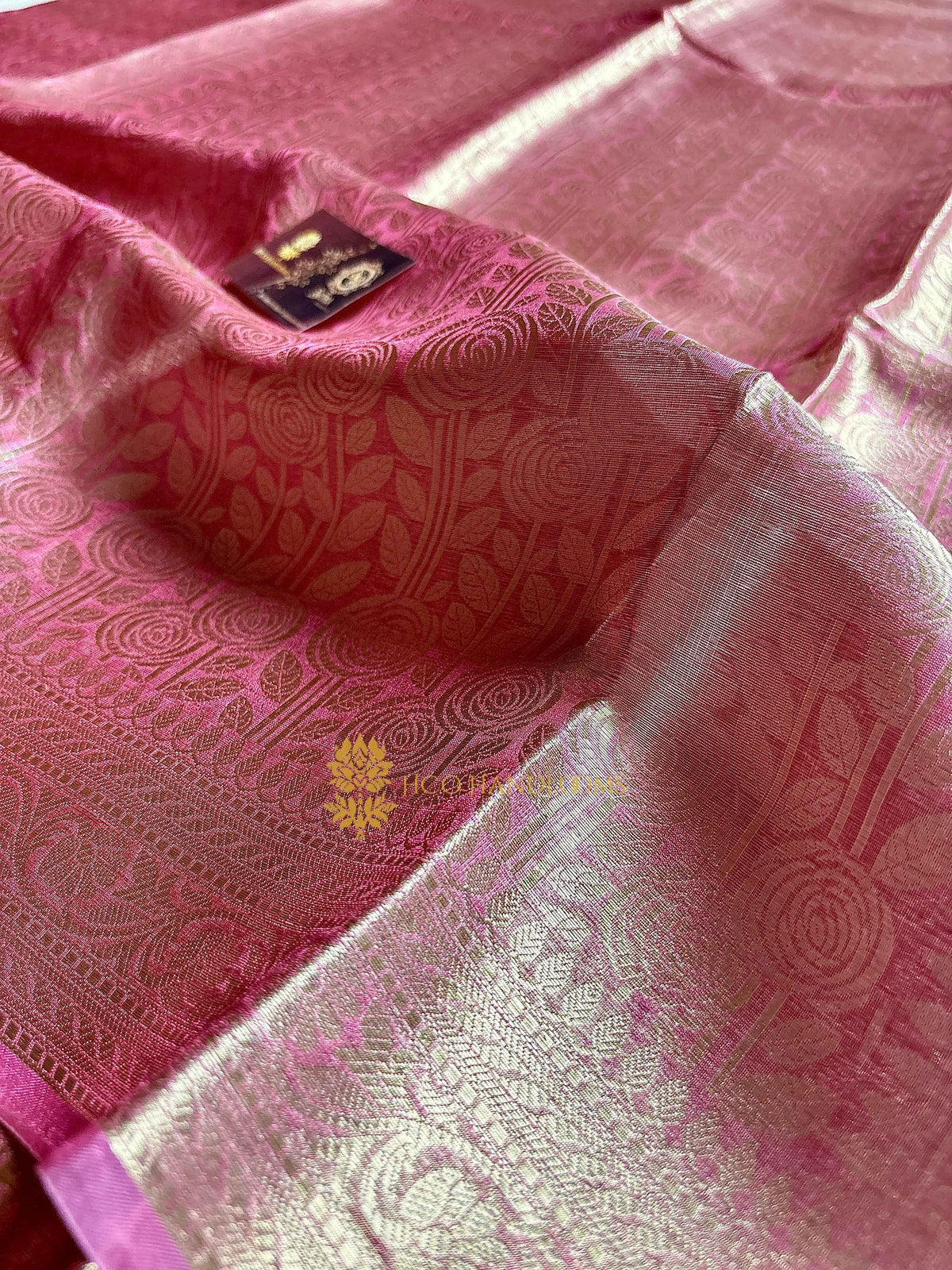 Pure Tissue Silk Tanchui Brocade Handloom Banarasi Saree