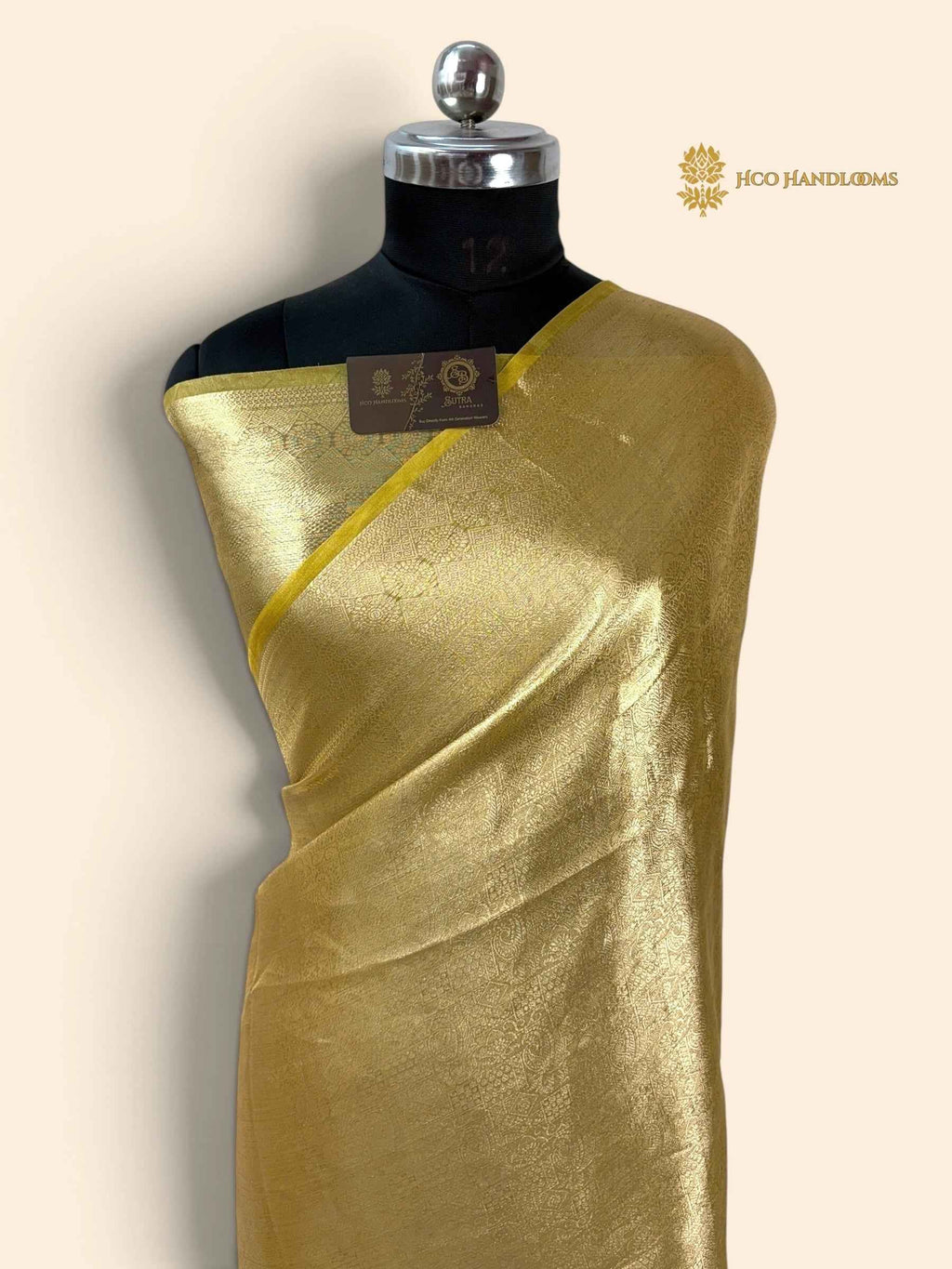 Pure Tissue Silk Handloom Banarasi Saree - All Over Tanchui Brocade