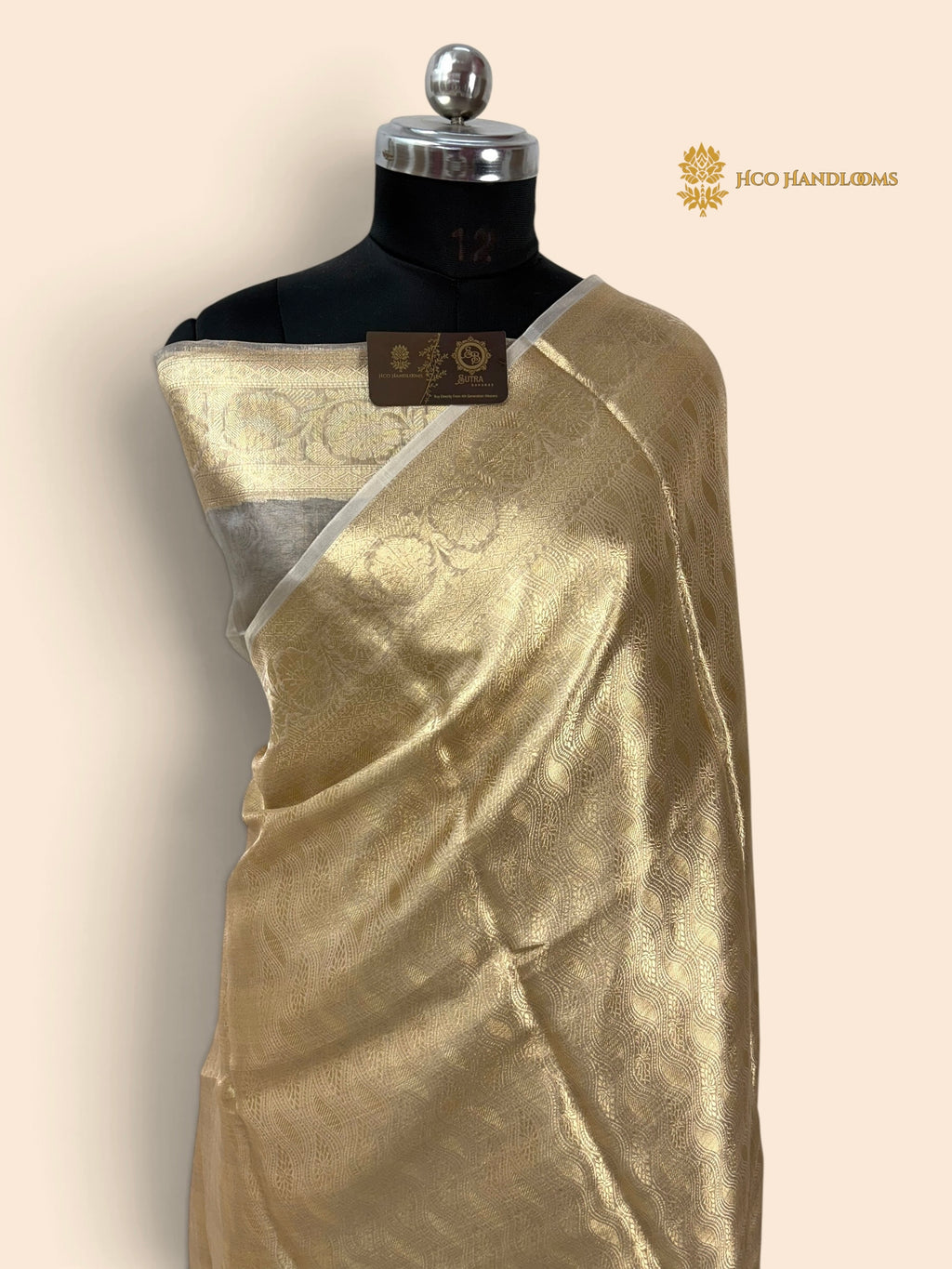 Pure Tissue Silk Handloom Banarasi Saree - All Over Tanchui Brocade
