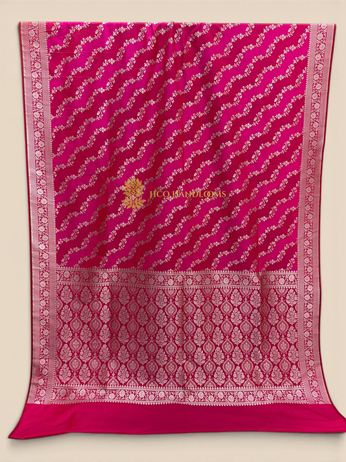 Premium Mashru Katan Silk Banarasi Saree - Rangkat Lahariya