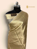 Pure Tissue Silk Handloom Banarasi Saree - All Over Tanchui Brocade