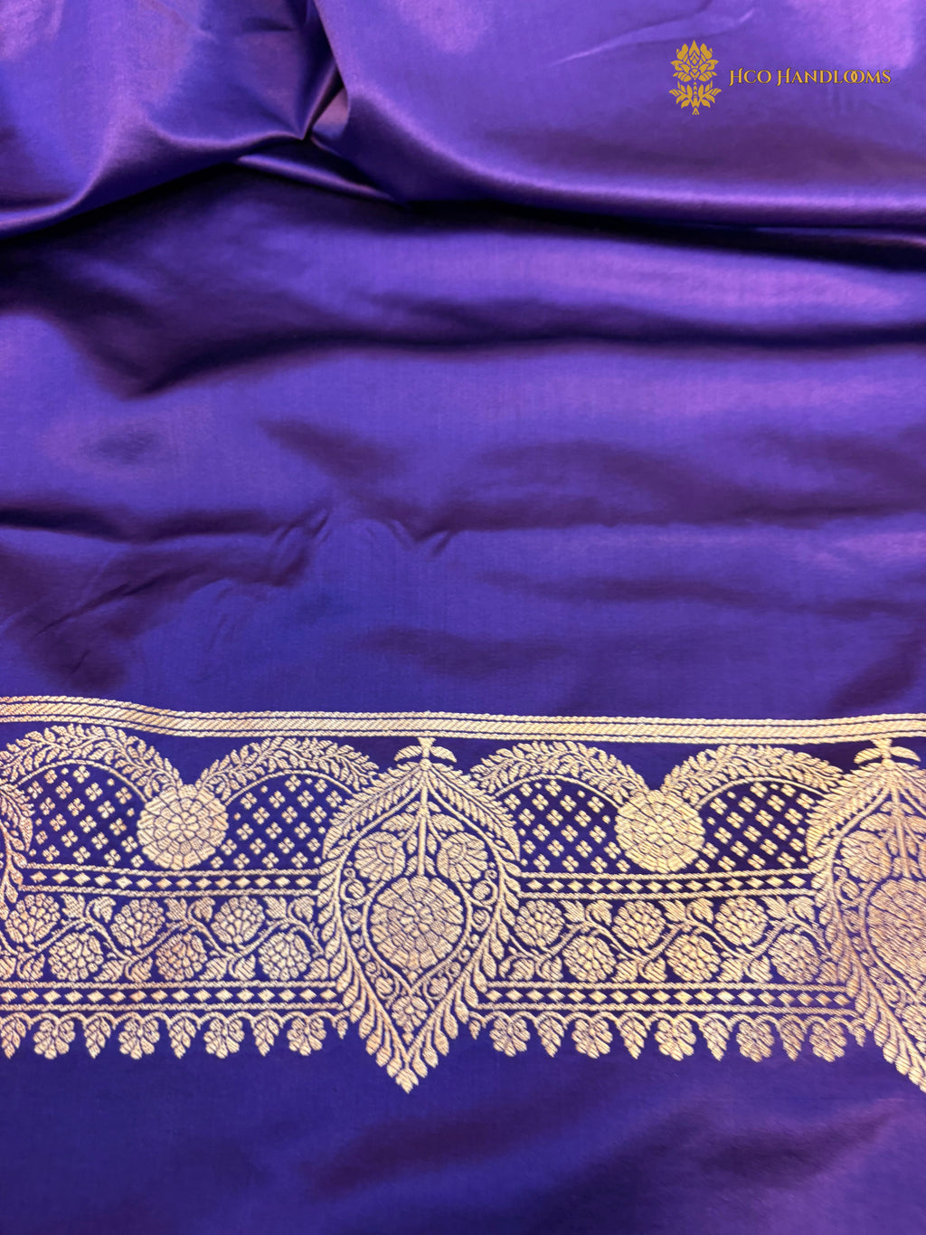 Premium Mashru Katan Silk Banarasi Saree - All Over Jaal Pattern