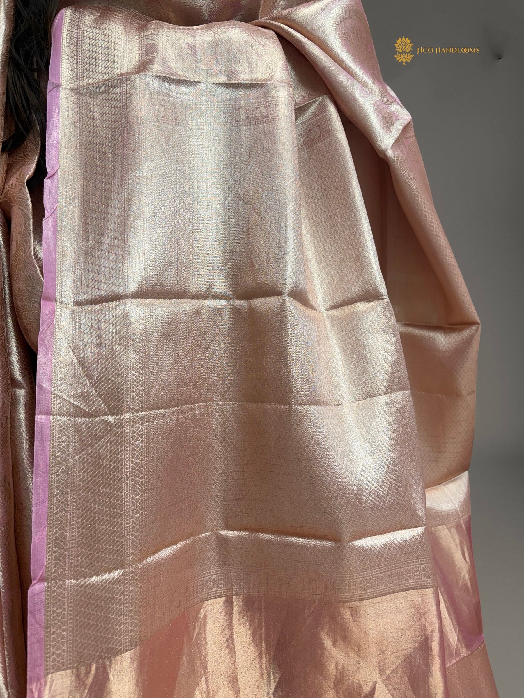 Regal Pure Tissue Silk  Handloom Banarasi Saree - All Over Tanchui Brocade