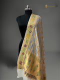 Pure Georgette Meenakari Banarasi Handloom Dupatta