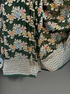 Pure Khaddi Georgette Silk Handloom Banarasi Saree - All Over Meenakari Jangla