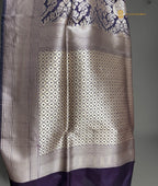 Regal Pure Katan Silk Banarasi Saree - Handwoven Tanchui Brocade