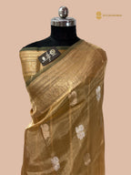 Pure Tissue Silk Handloom Banarasi Saree - All Over Kadhua Motifs