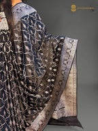 Premium Mashru Katan Silk Banarasi Saree - All Over Jaal Pattern