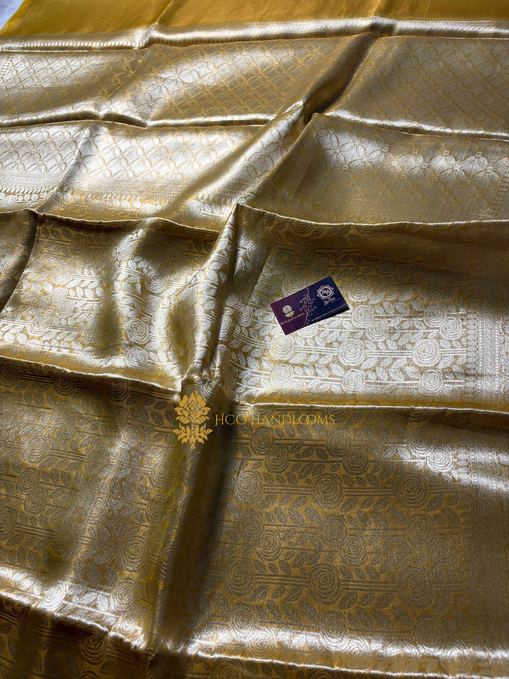 Pure Tissue Silk Tanchui Brocade  Handloom Banarasi Saree