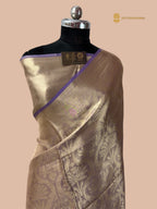 Pure Tissue Silk Tanchui Brocade Handloom Banarasi Saree