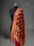Pure Georgette Banarasi Bandhej Handloom Dupatta