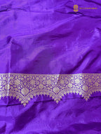Regal Pure Katan Silk Handloom Jangla Meenakari Banarasi Saree