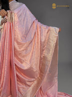 Premium Mashru Katan Silk Banarasi Saree - All Over Small Booti