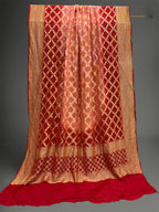 Pure Georgette Banarasi Bandhej Handloom Dupatta