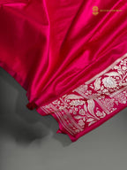 Premium Mashru Katan Silk Banarasi Saree - All Over Motifs