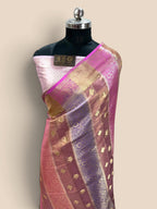 Pure Tissue Silk Handloom Banarasi Saree - Dual Design