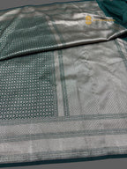 Green Premium Soft Katan Silk Tanchui Brocade Banarasi Saree